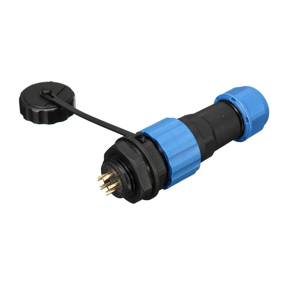 Male + socket - Waterdichte kabelverbinder - 5 aderig - IP68 Male + socket - Waterdichte kabelverbinder - 5 aderig - IP68